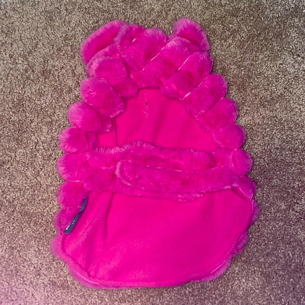 Berkshire Collection Pink Velcro dog or cat coat size S